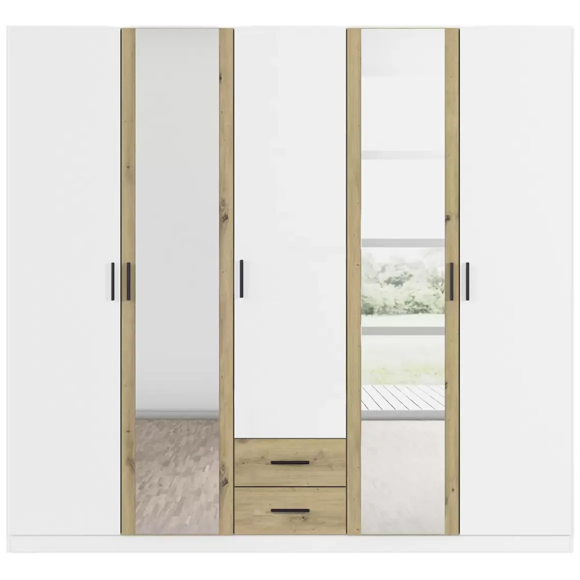 Kleiderschrank 5-türig