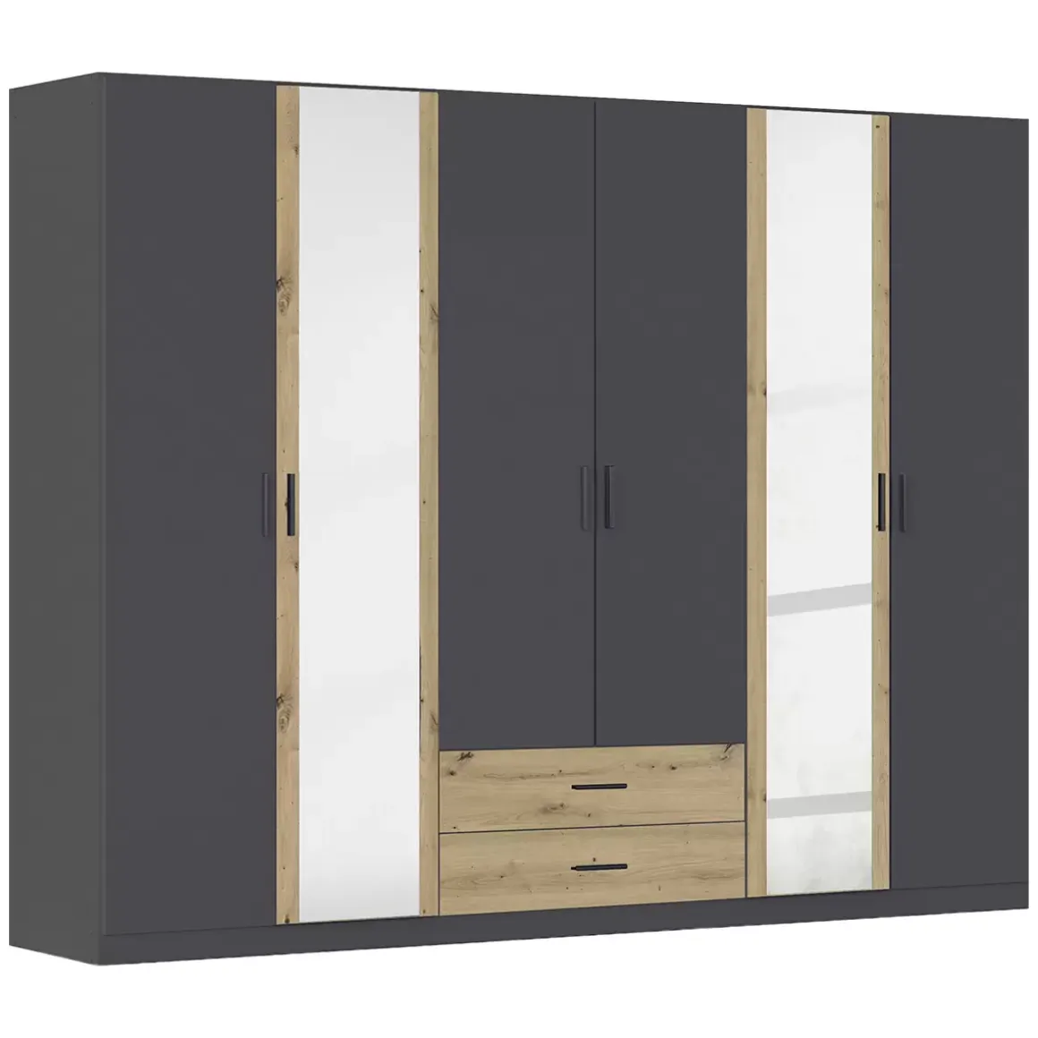 Kleiderschrank 6-türig