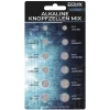 Knopfzellen-Mix 12-teilig