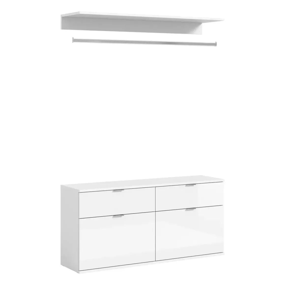 Kommode + Garderobenstange