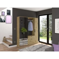 Kommode + Garderobenstange