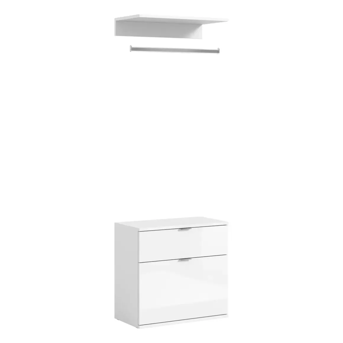 Kommode + Garderobenstange