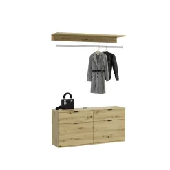 Kommode + Garderobenstange