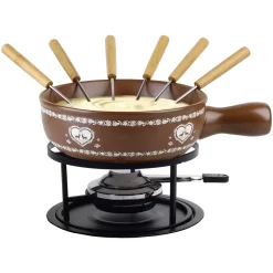Käsefondue Set Hirsch-Herz