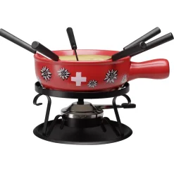 Käsefondue Set Swiss Edelweiss