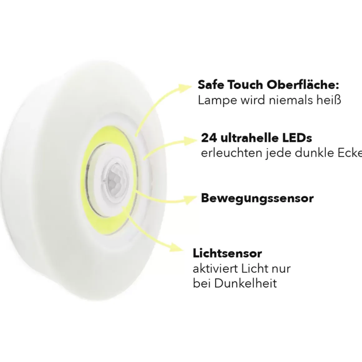 Leuchte mit Bewegungssensor