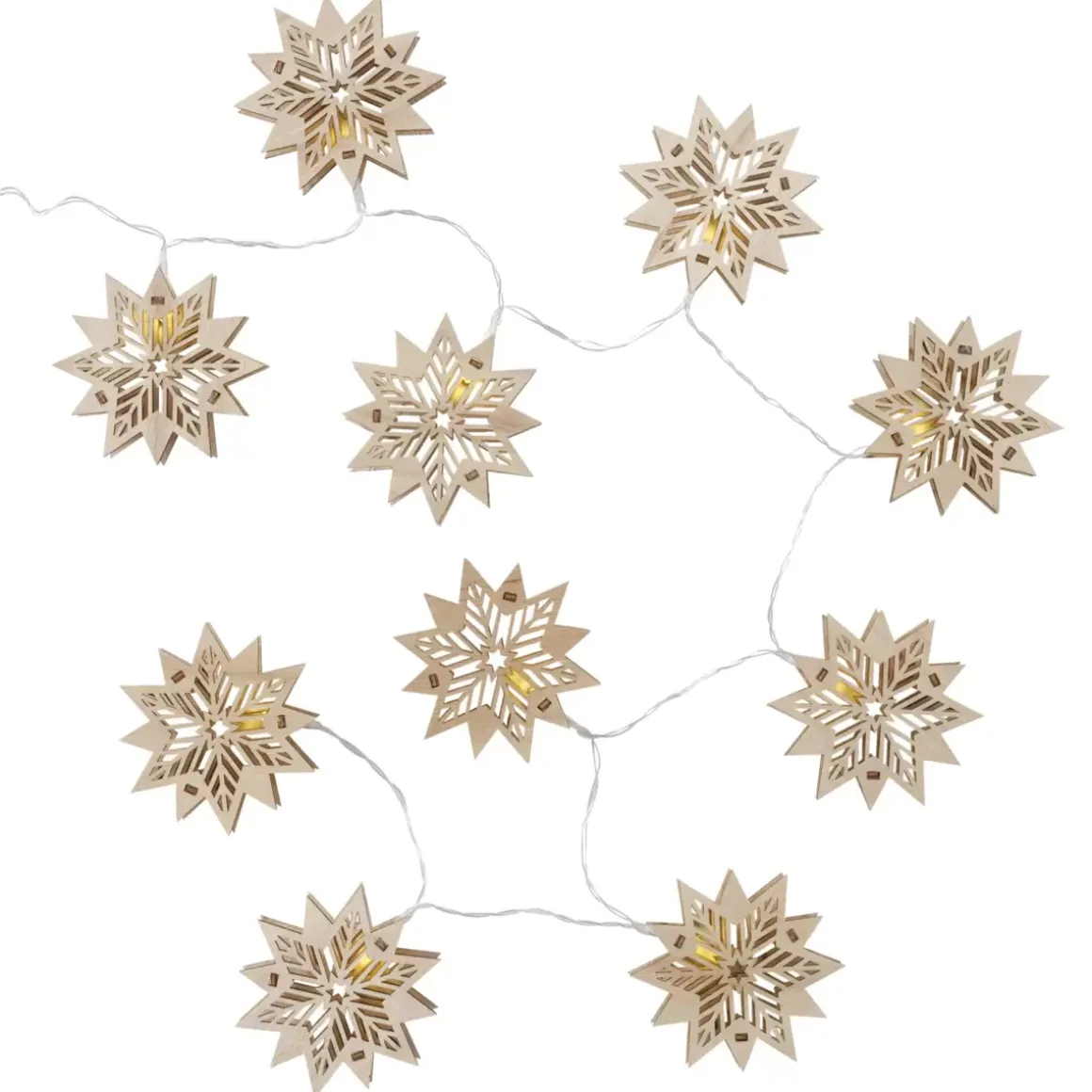Lichterkette Schneeflocke