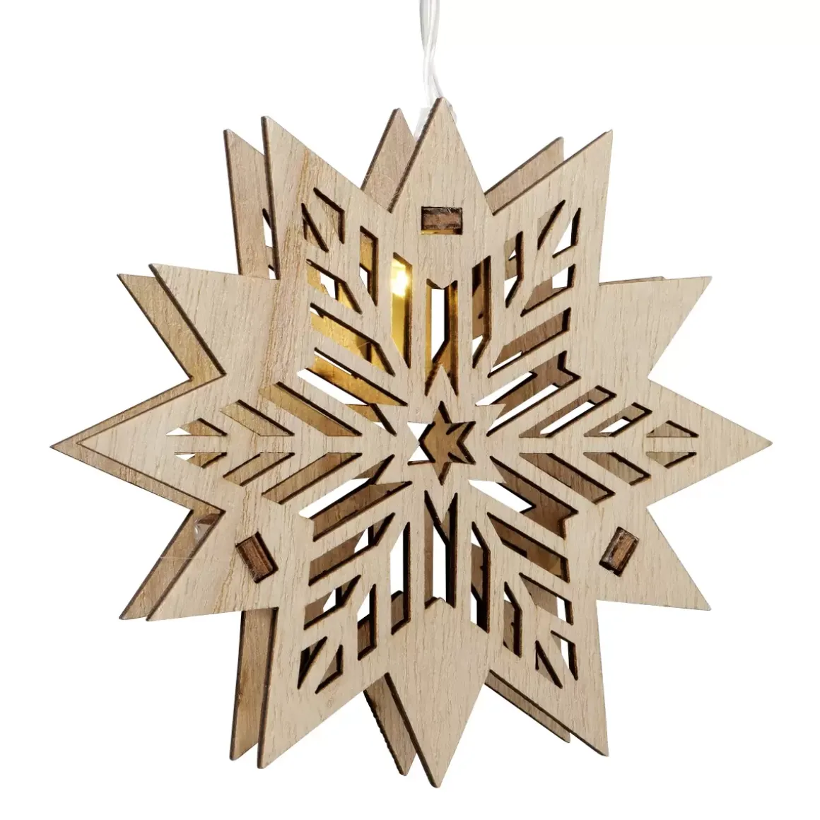 Lichterkette Schneeflocke