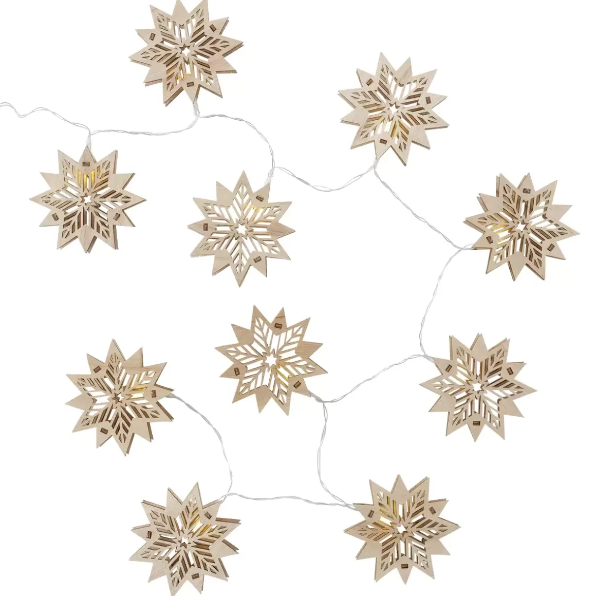 Lichterkette Schneeflocke