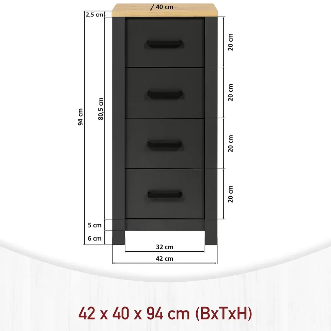 Midi-Badezimmerschrank
