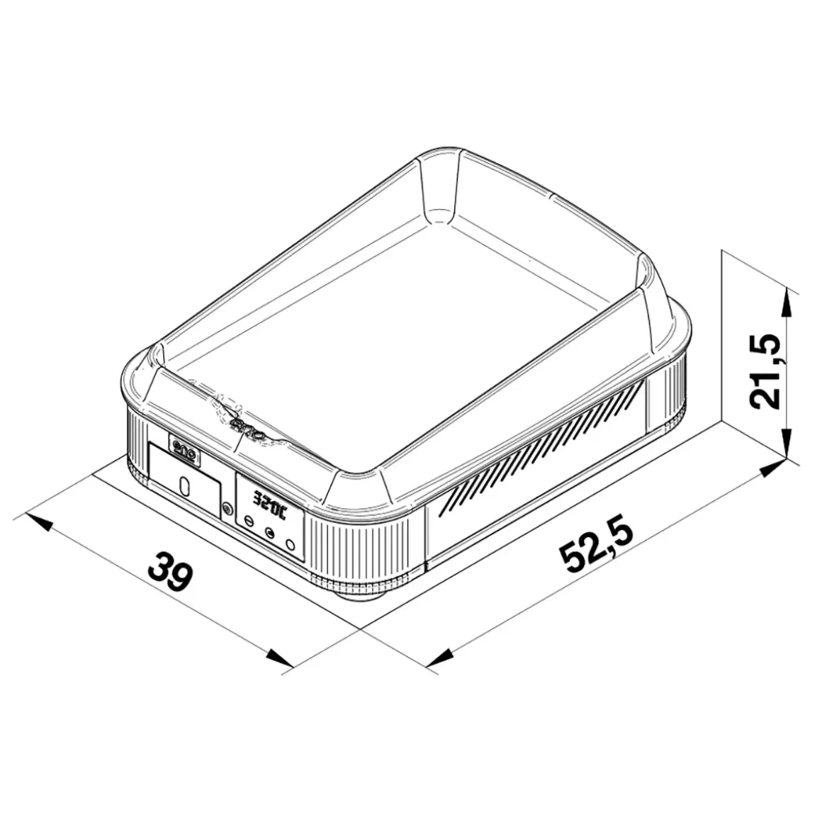 Plancha Enosign Electrique 40