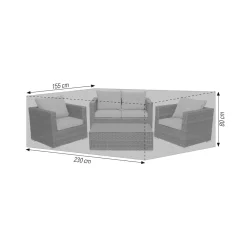 Schutzhülle für Gartenlounge