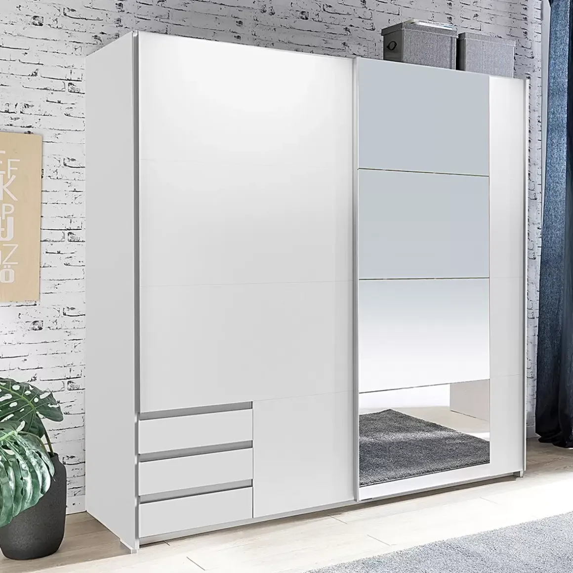 Schwebetürenschrank 2trg.