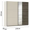 Schwebetürenschrank 2trg.