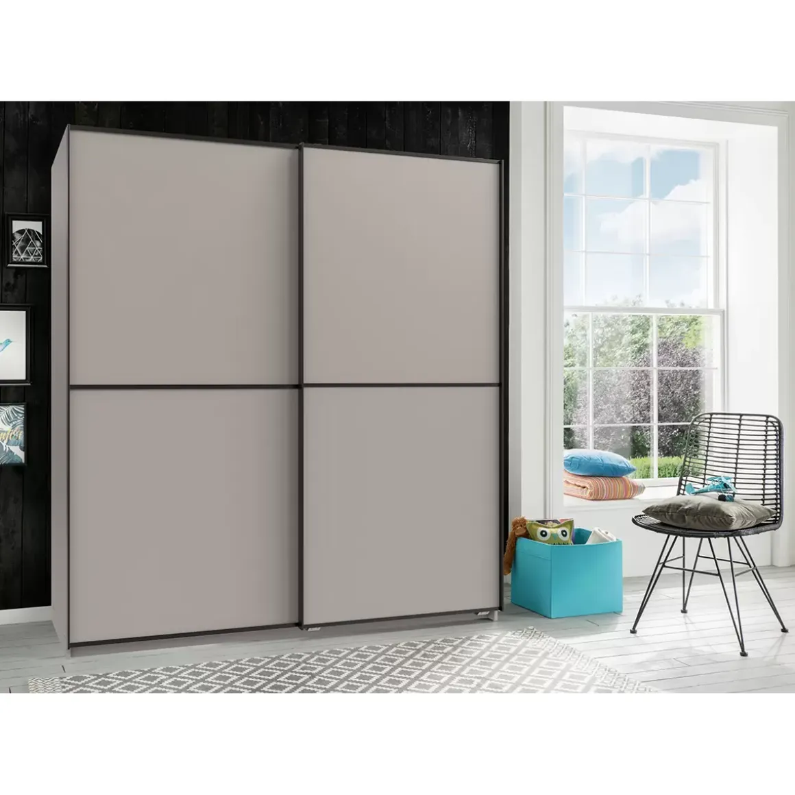 Schwebetürenschrank 2trg.