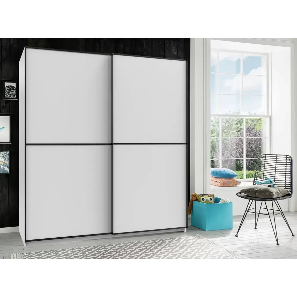 Schwebetürenschrank 2trg.