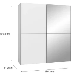 Schwebetürenschrank 2-trg