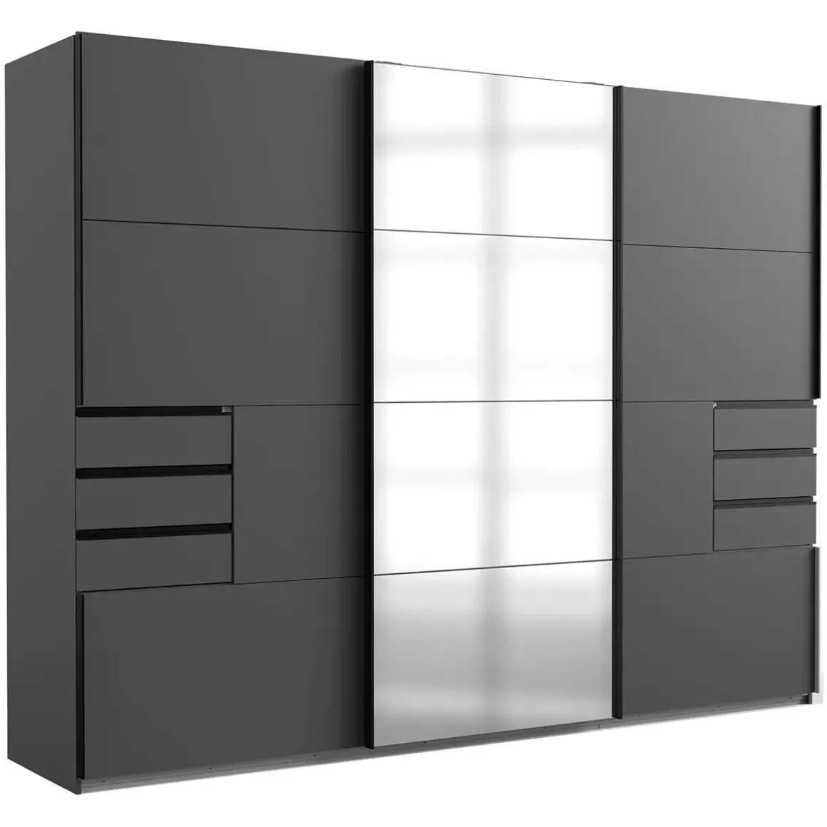 Schwebetürenschrank 3trg.