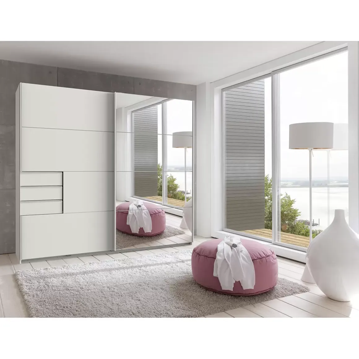 Schwebetürenschrank 2trg.