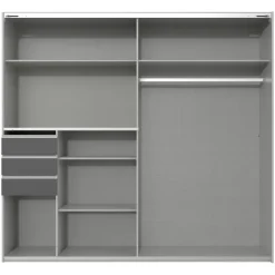 Schwebetürenschrank 2trg.