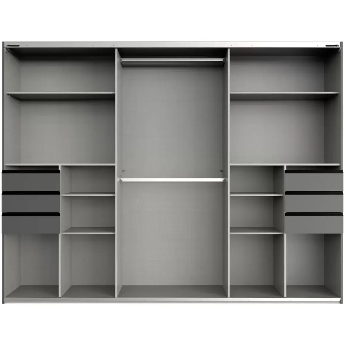 Schwebetürenschrank 3trg.