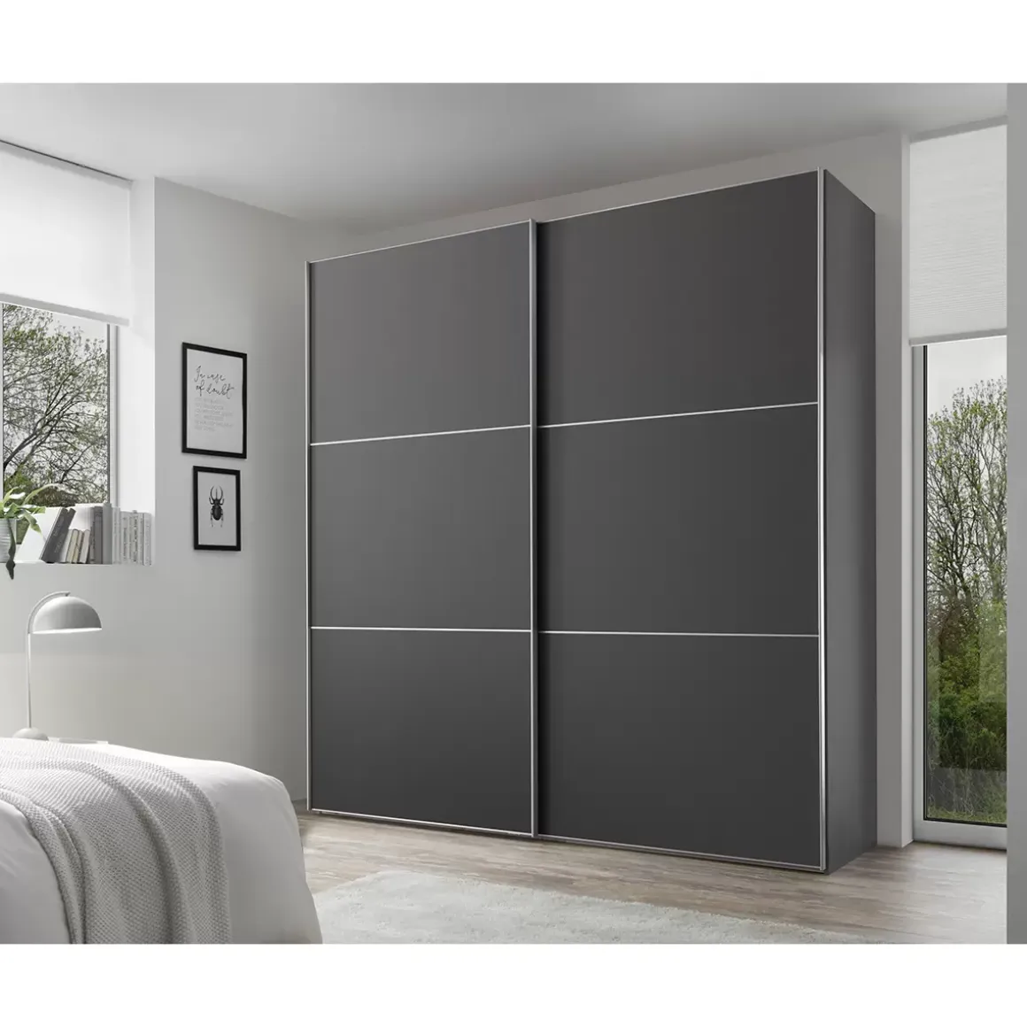 Schwebetürenschrank 2-türig