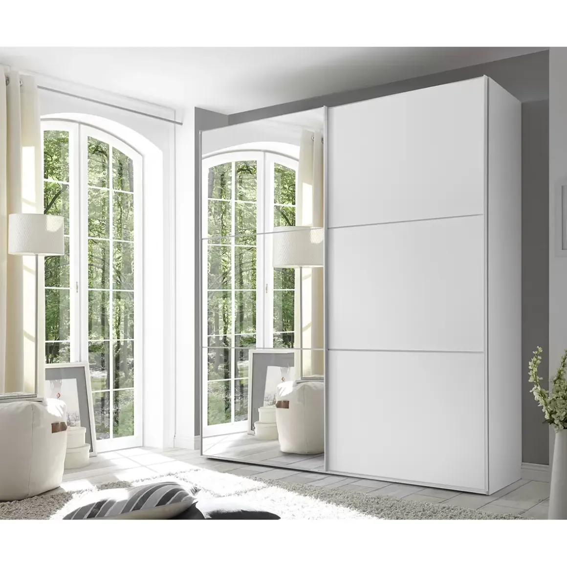 Schwebetürenschrank 2-türig