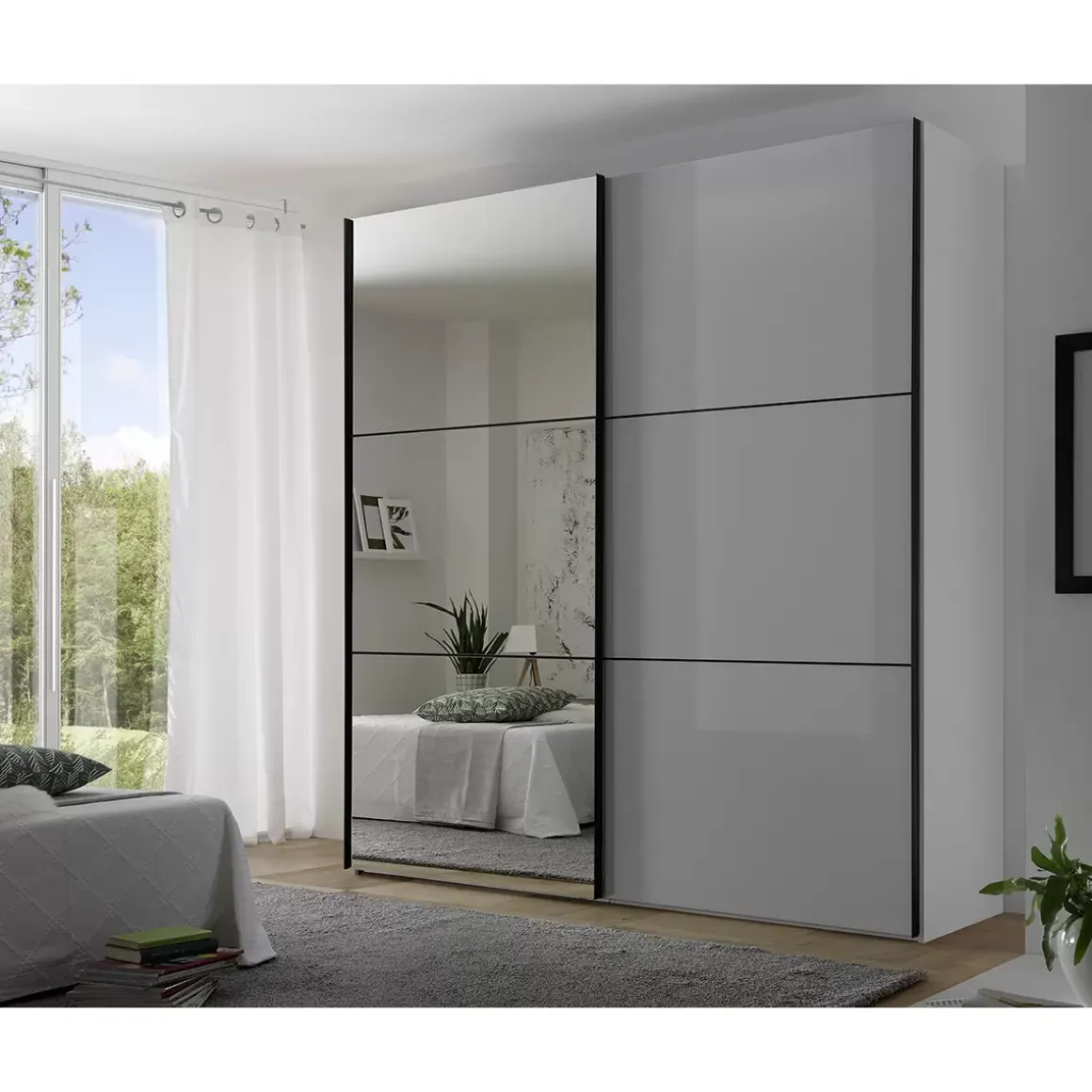 Schwebetürenschrank 2-türig