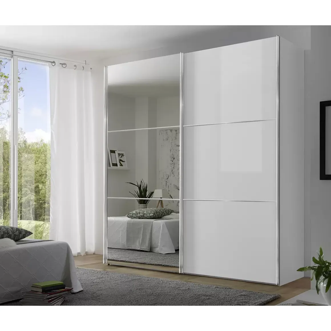 Schwebetürenschrank 2-türig