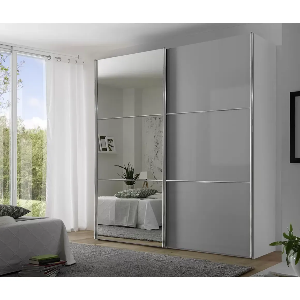 Schwebetürenschrank 2-türig