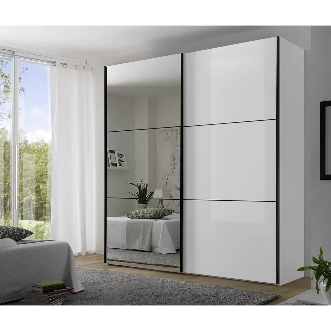 Schwebetürenschrank 2-türig