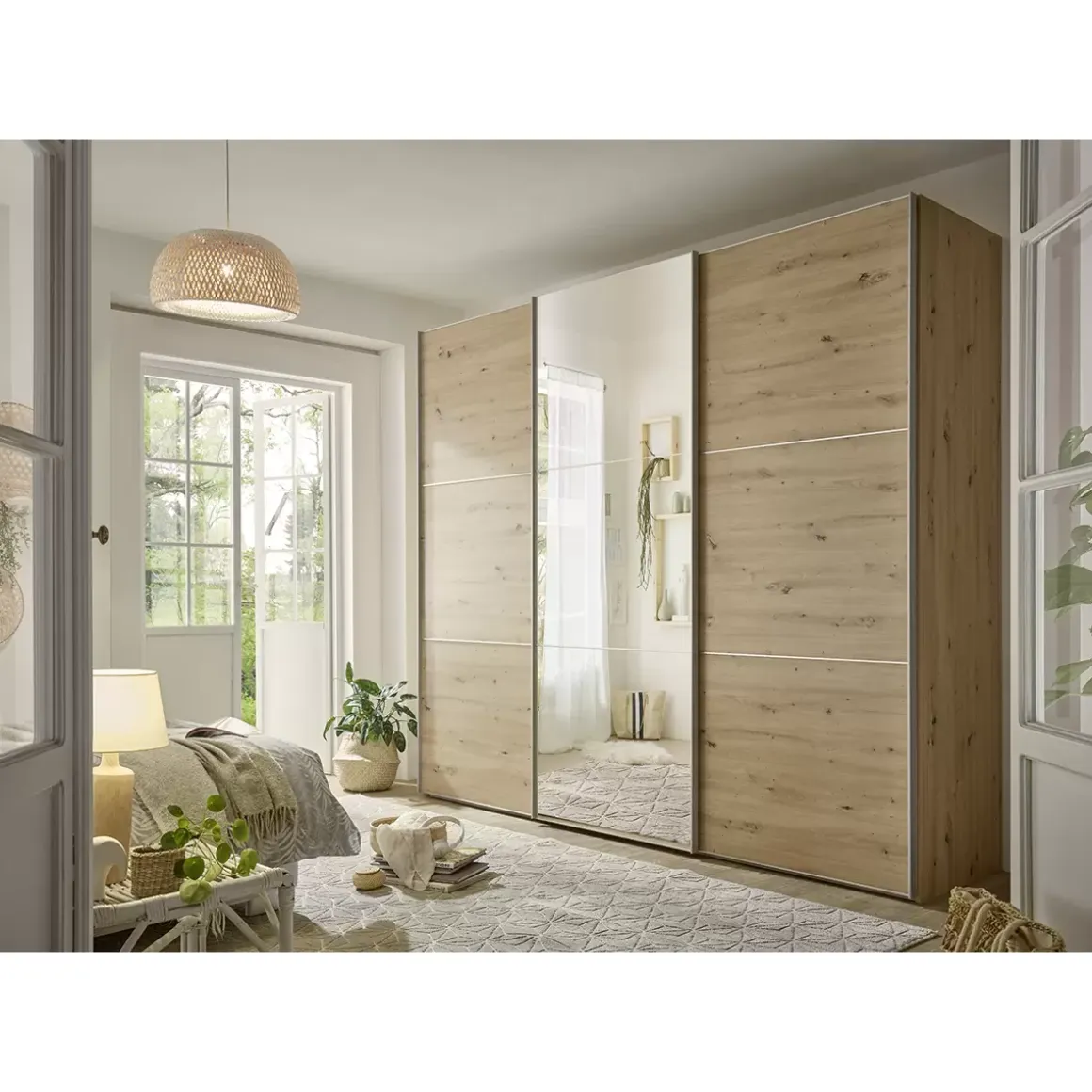 Schwebetürenschrank 3-türig
