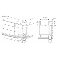 Siemens Kochfeld Downdraft