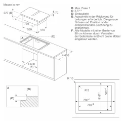 Siemens Kochfeld Downdraft