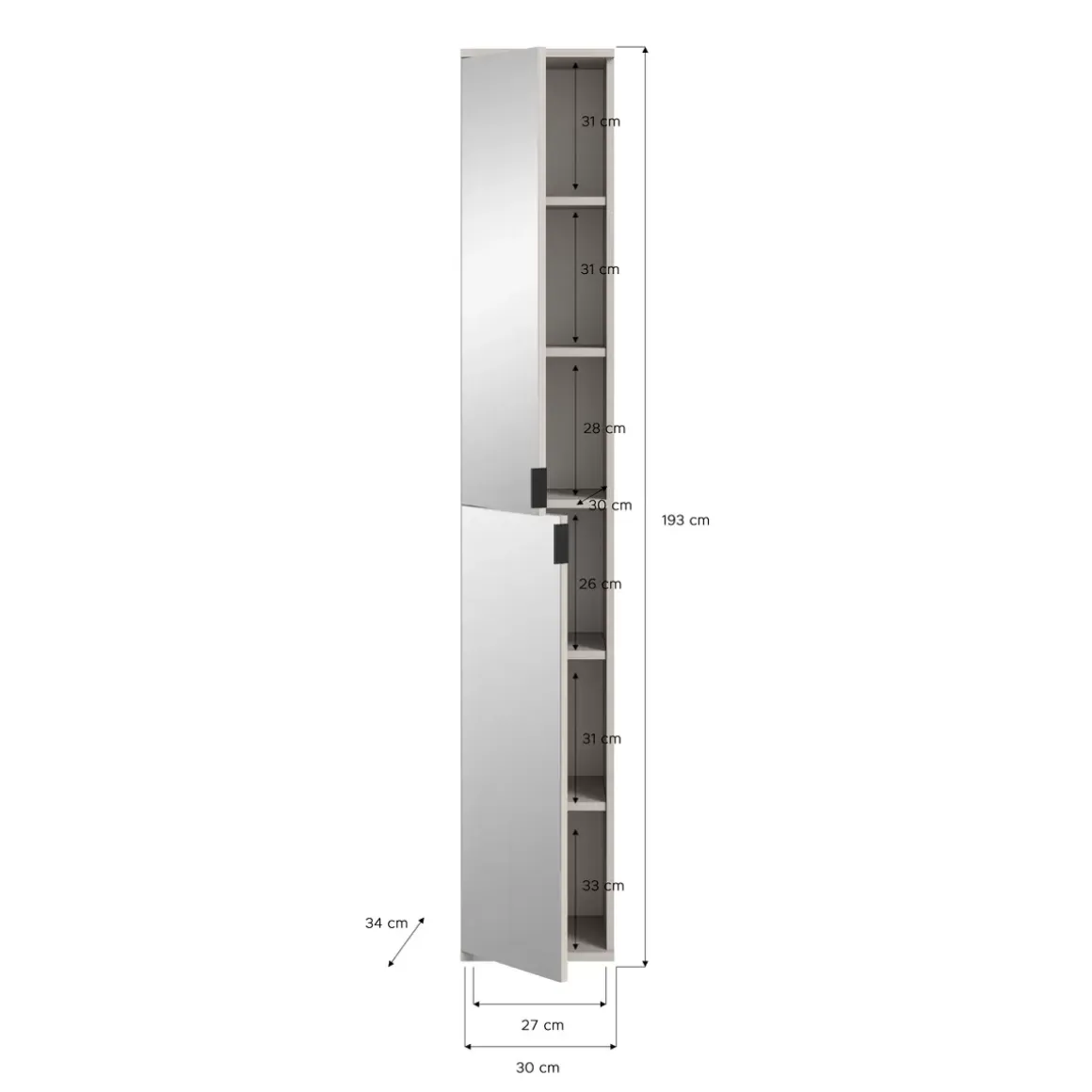 Spiegelschrank