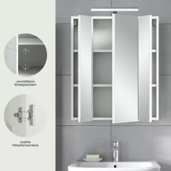 Spiegelschrank+Beleuchtung