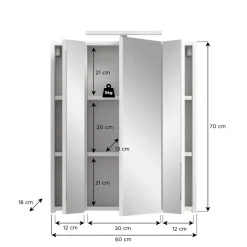 Spiegelschrank+Beleuchtung