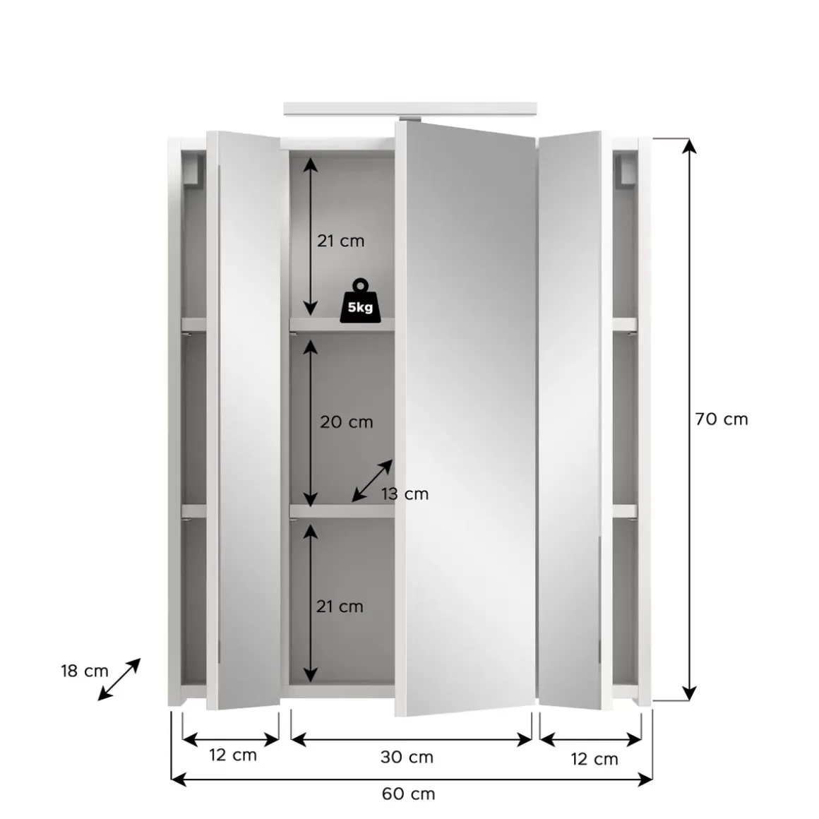 Spiegelschrank+Beleuchtung
