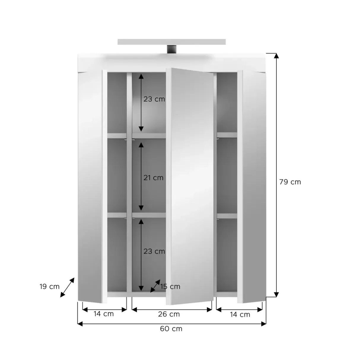 Spiegelschrank+Beleuchtung