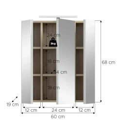 Spiegelschrank+Beleuchtung