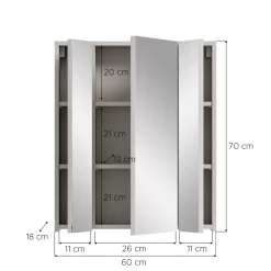 Spiegelschrank inkl. LED