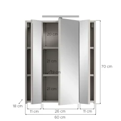 Spiegelschrank inkl. LED