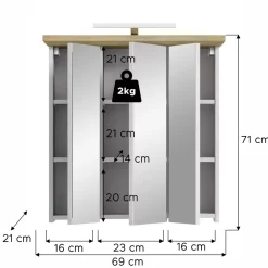 Spiegelschrank inkl. LED