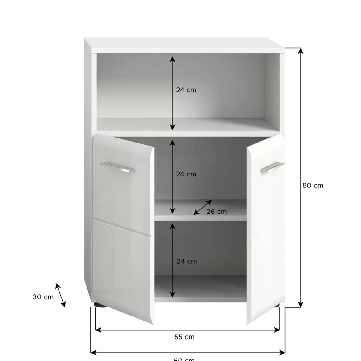 Standschrank breit