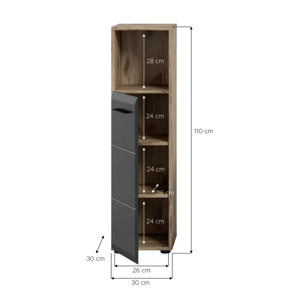 Standschrank hoch
