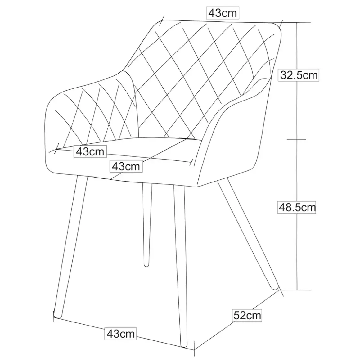 Stuhl 2er Set