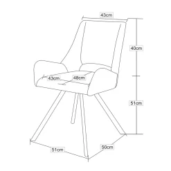 Stuhl 2er Set
