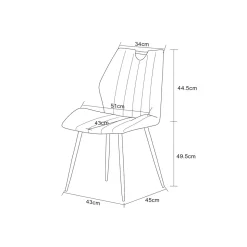 Stuhl 2er Set