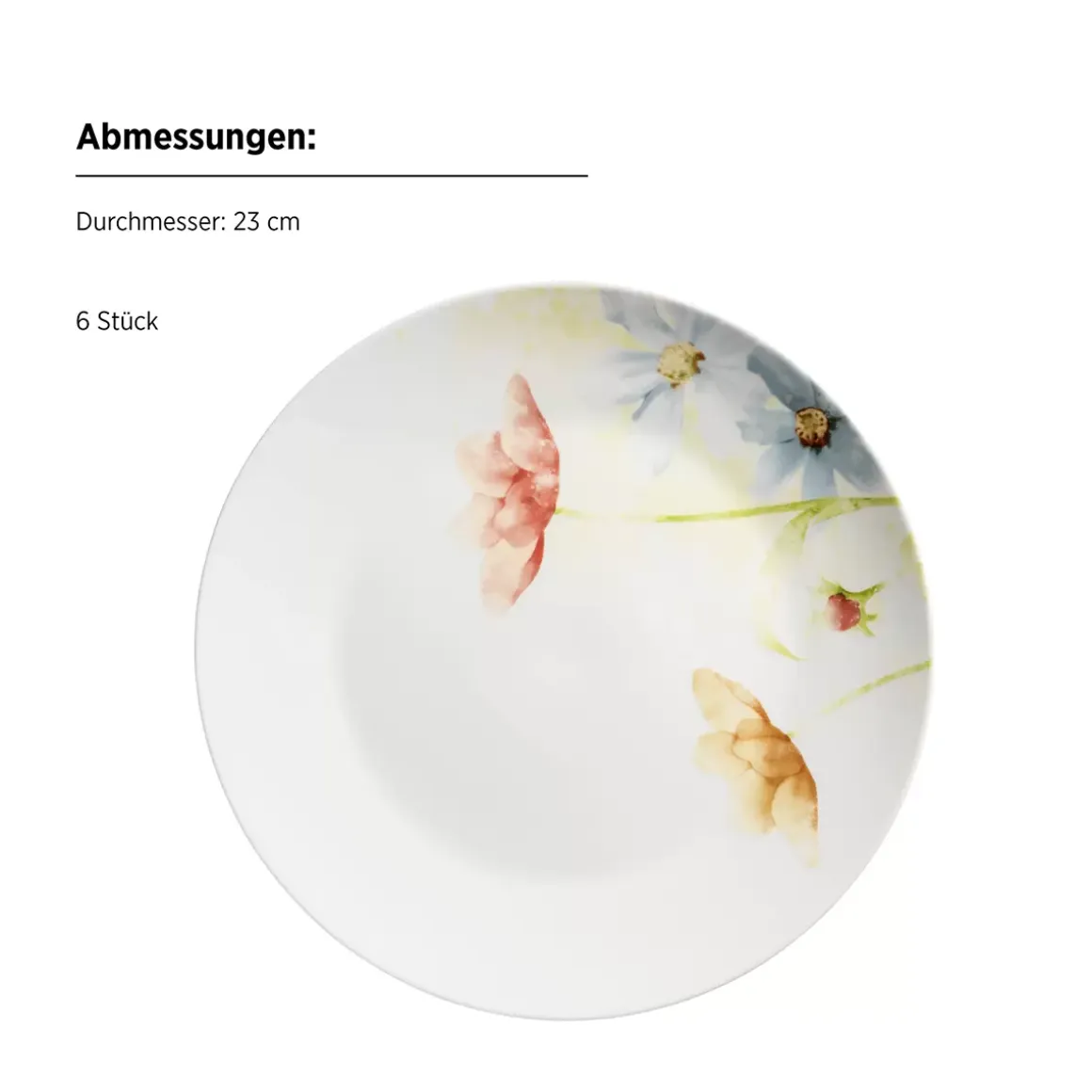 Tellerset 18tlg. Amapola