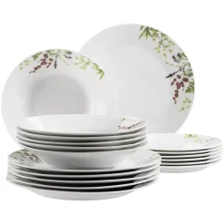 Tellerset 18tlg. Herbal Garden